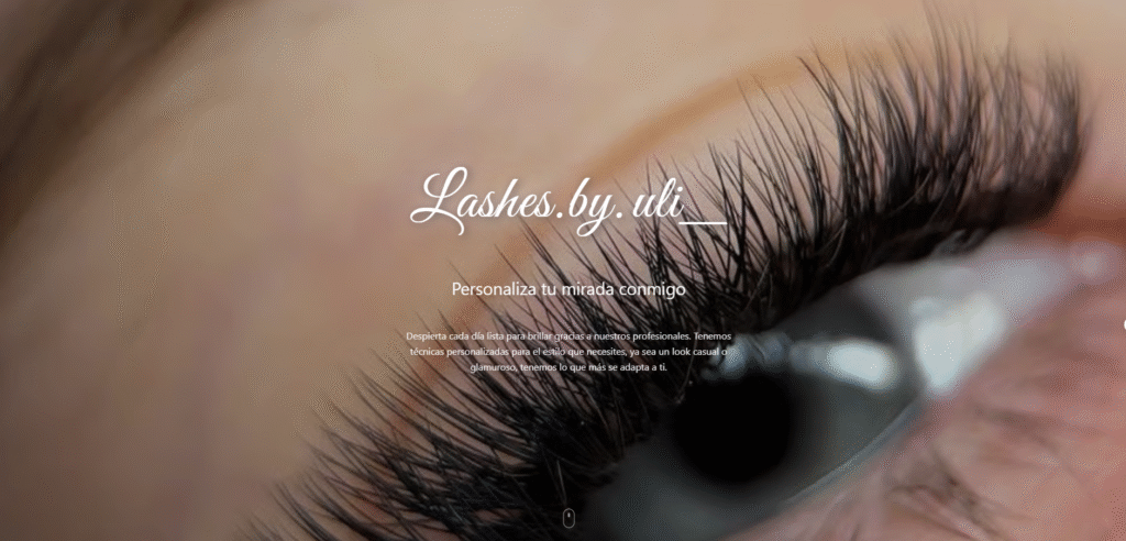 diseño de web de pestañas